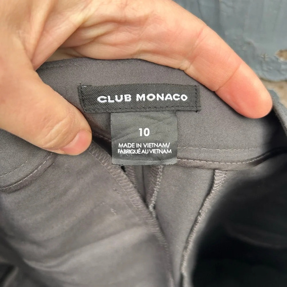 Club Monaco Emily Grey Skinny Pants, size 10 - Picture 12 of 12